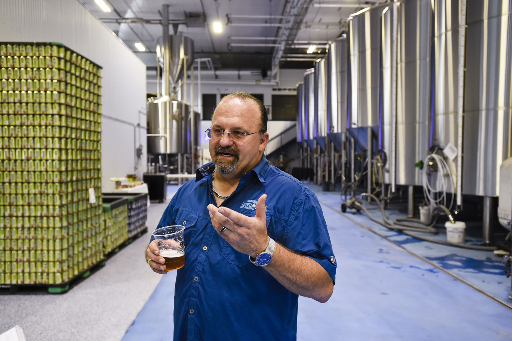 Lewis and Clark Brewing Co. owner Max Pigman